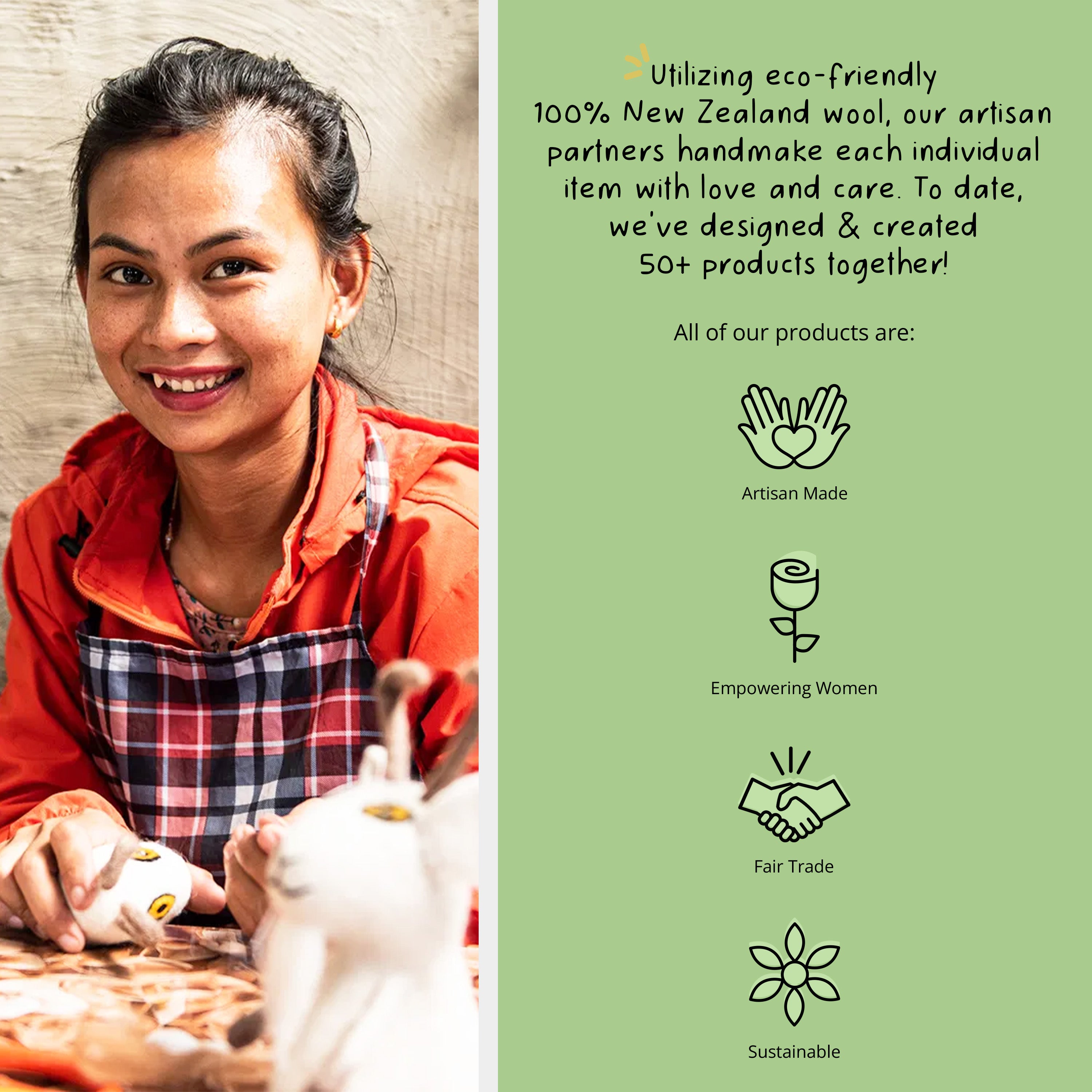 Cloth Pig Doll - Soft Stuffed Animal Ages 3+