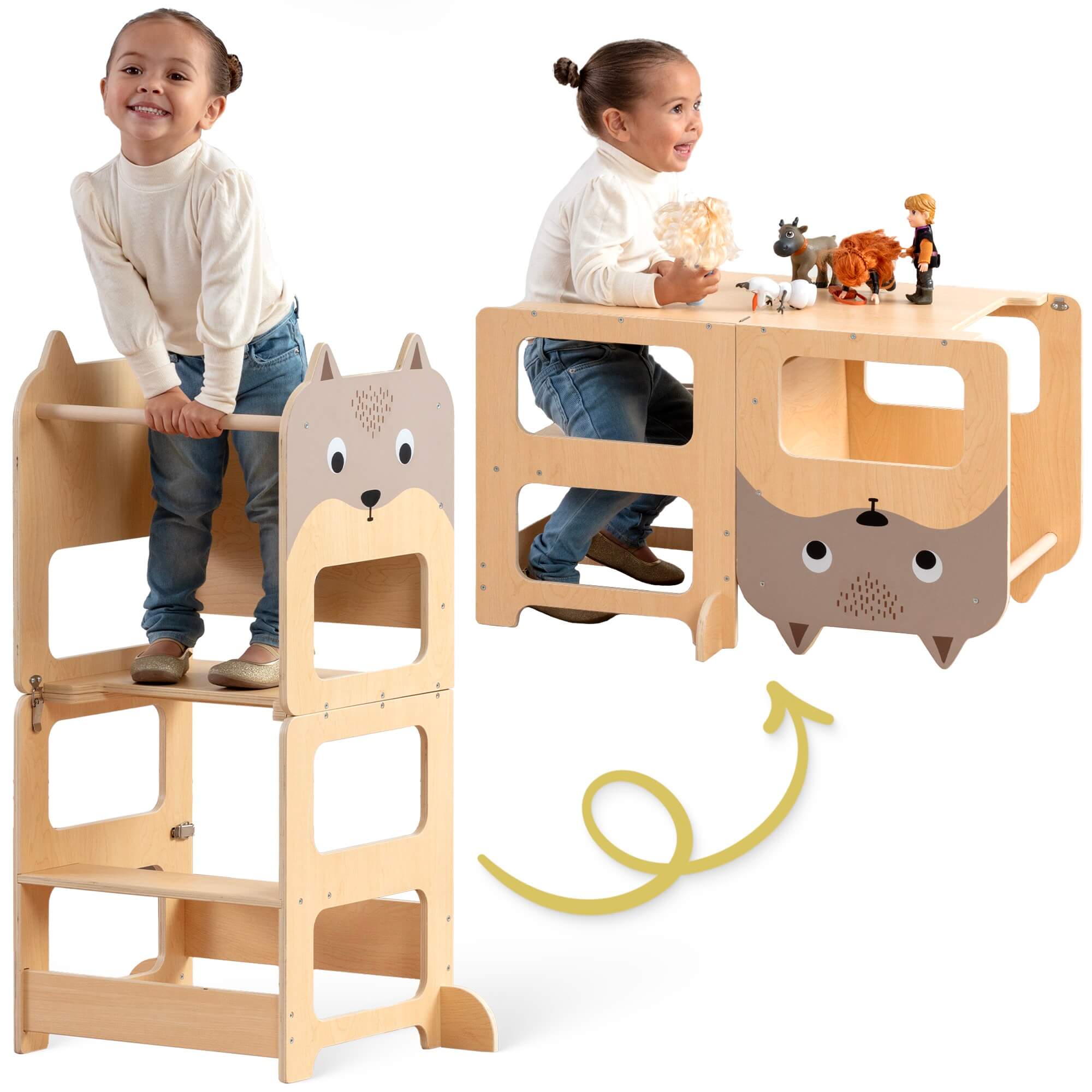 Best Toddler Tower + Toddler Desk