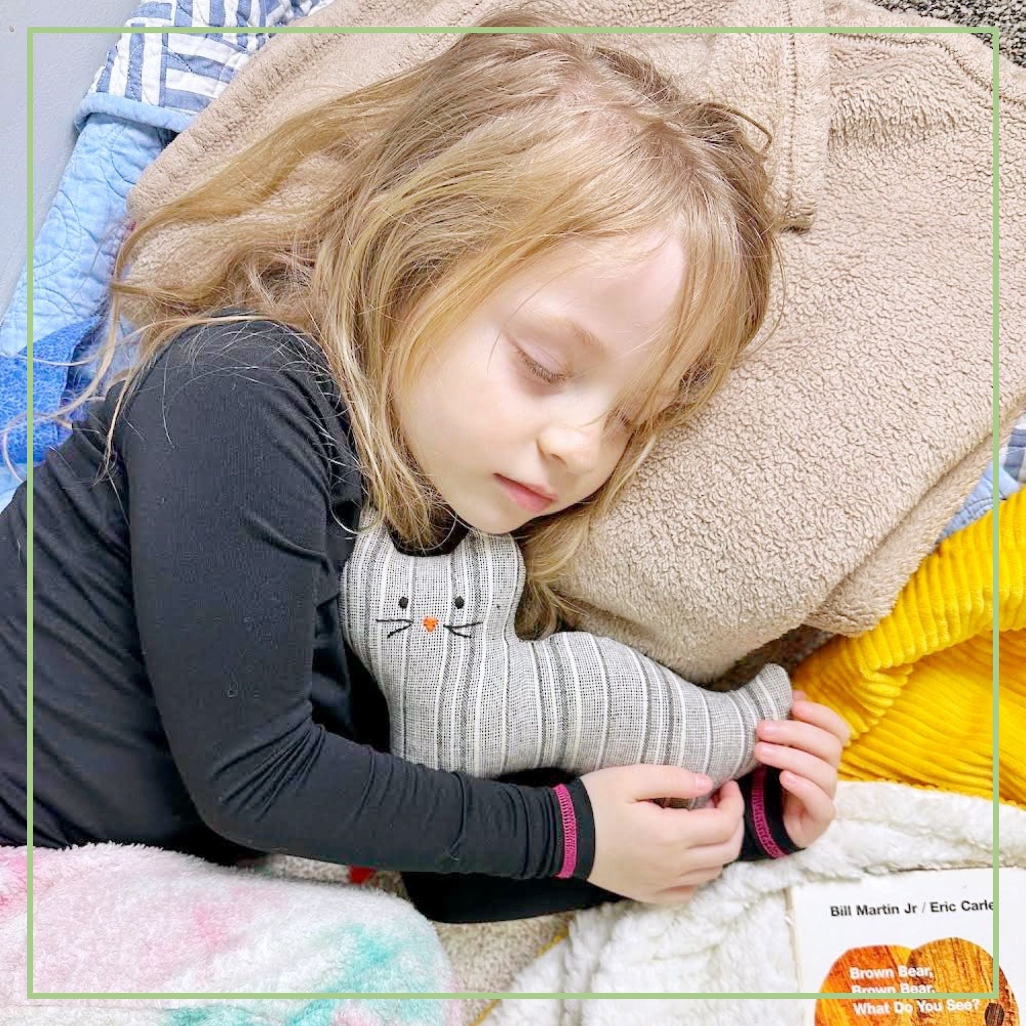 Cloth Cat Pillow Doll - Soft Stuffed Animal Ages 3+