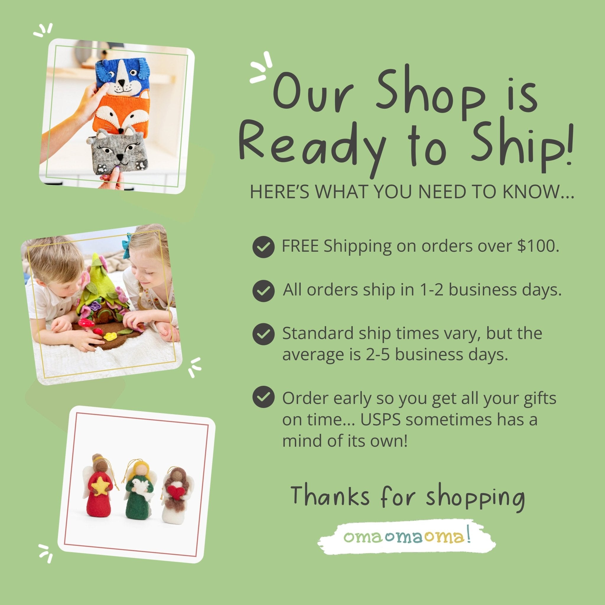 Cloth Pig Doll - Soft Stuffed Animal Ages 3+