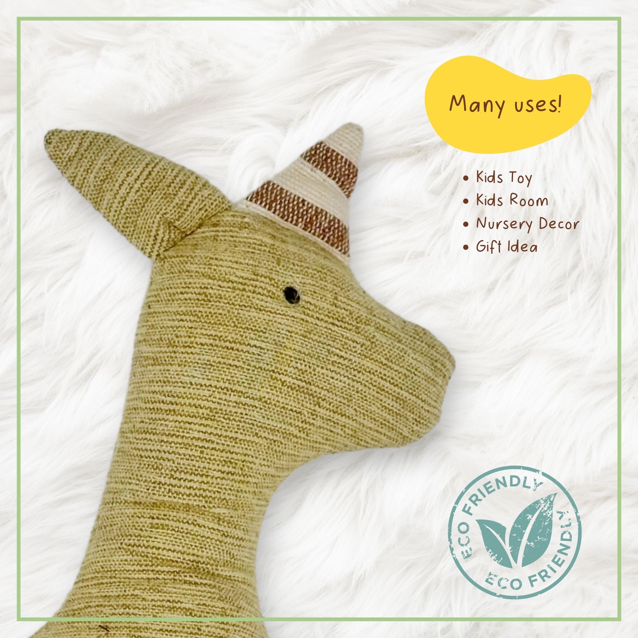 Cloth Toy Unicorn Pillow Doll