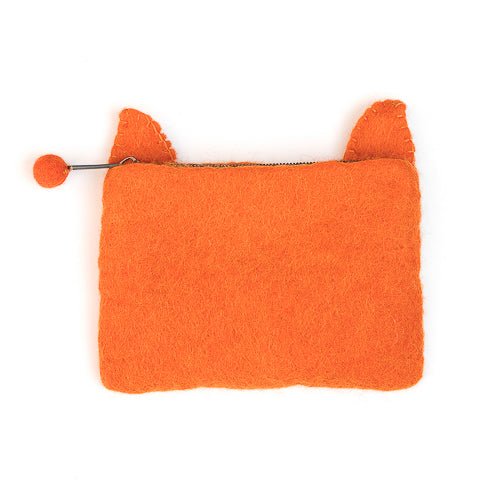 Cute Coin Purse Sleepy Fox | Purse Pouch, Pencil Bag, or Zipper Pouch for Kids | Kids Gift or Gift for Fox Lovers