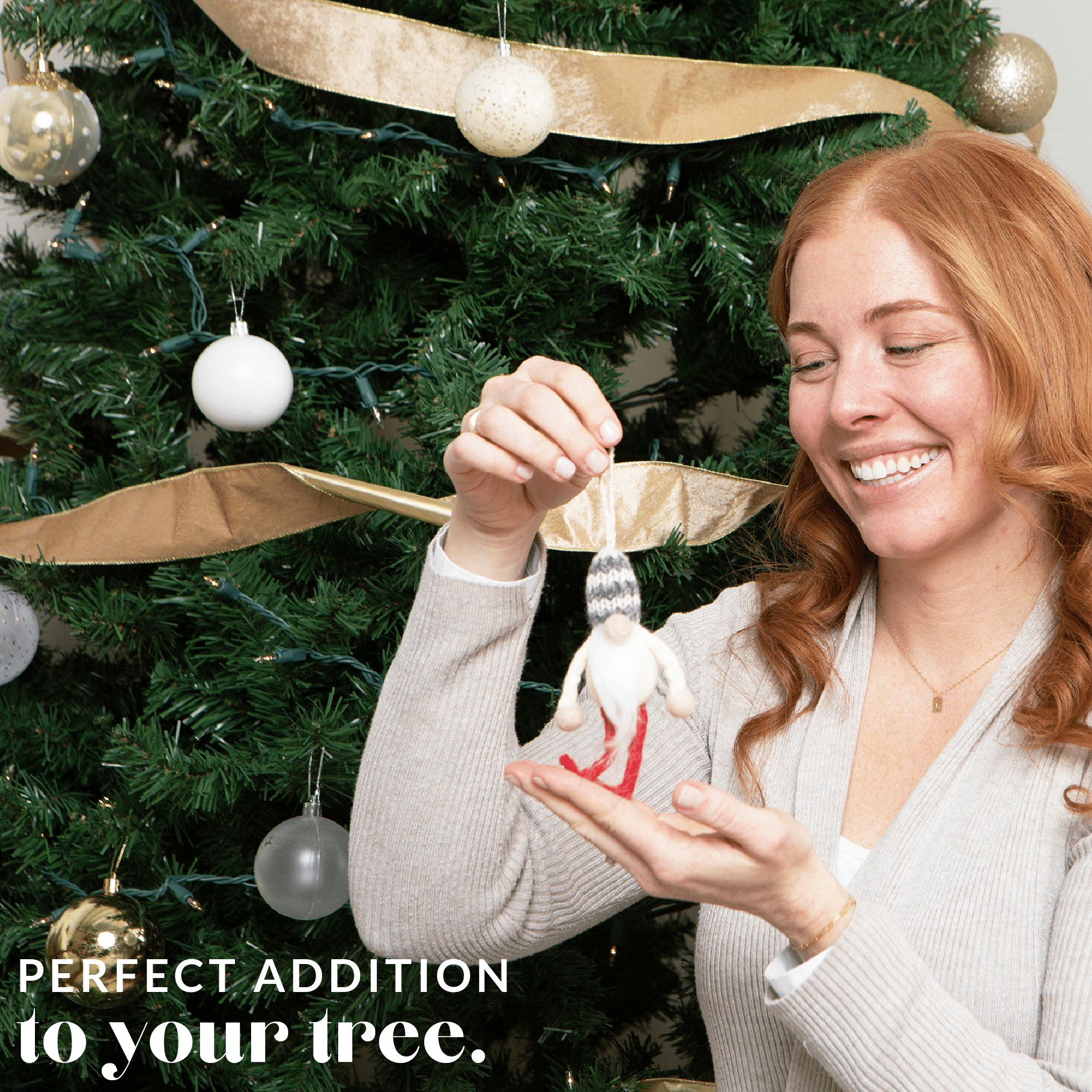 Dancing Gnomes Ornament Set