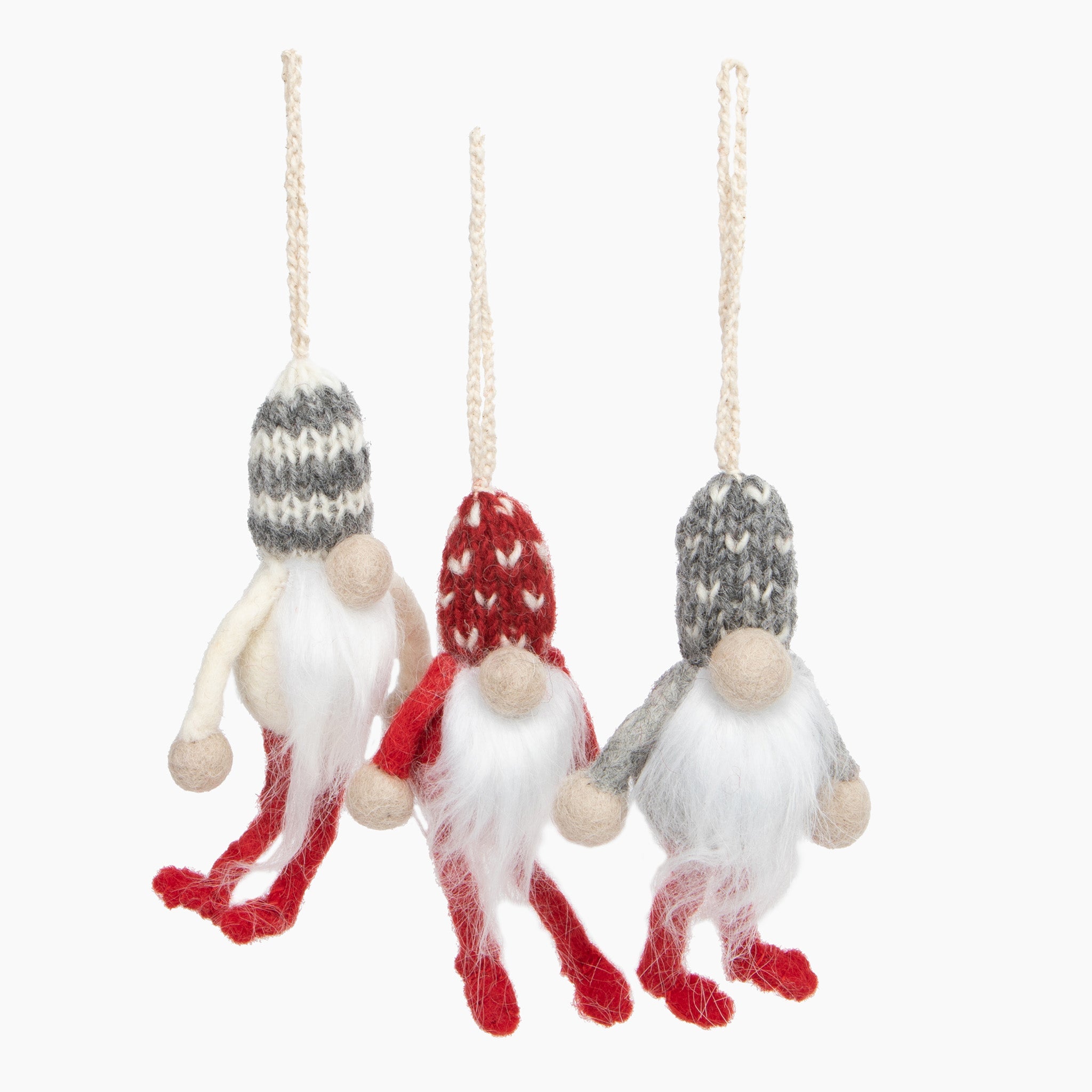 Dancing Gnomes Ornament Set