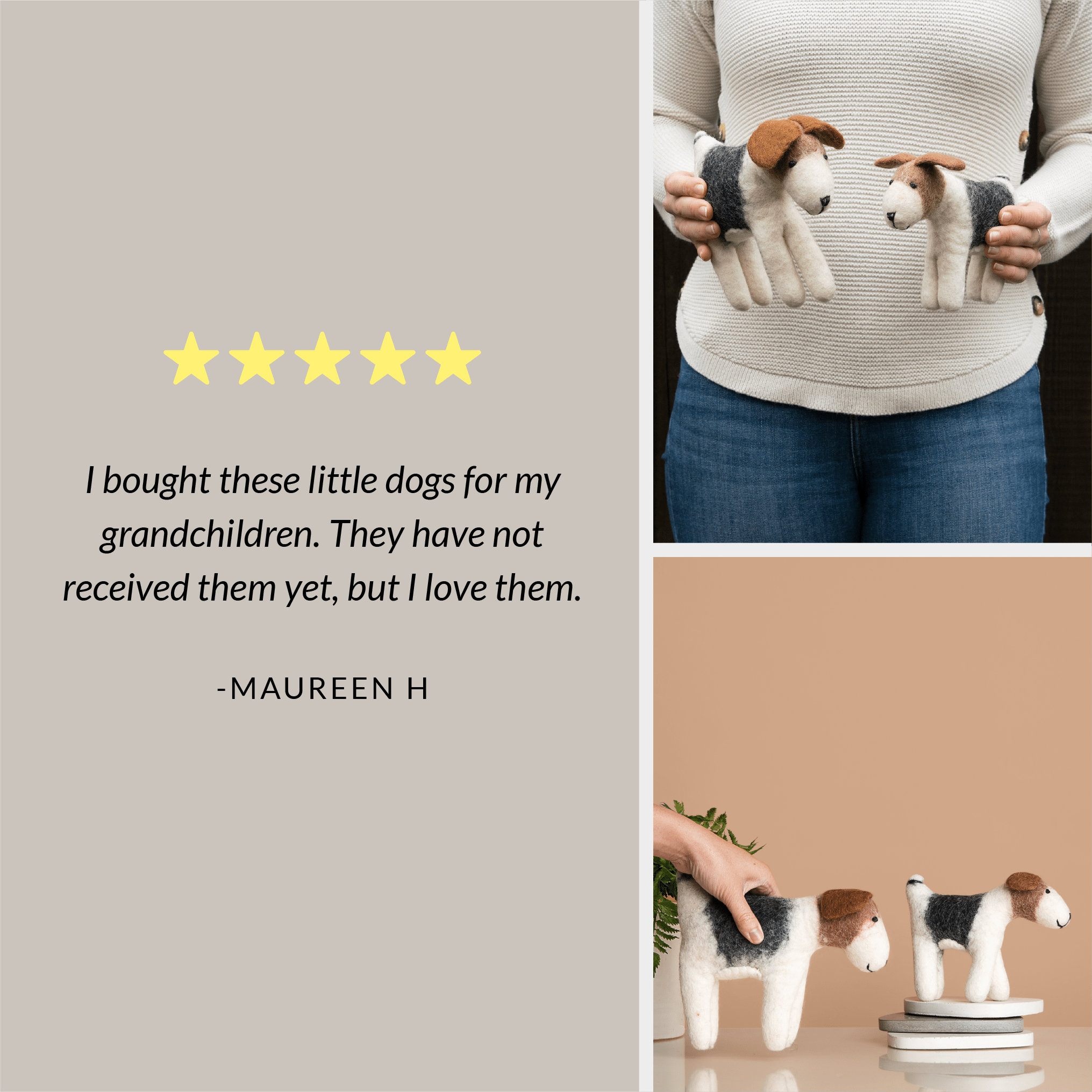 A product testimonial from a sweet grandmother!
