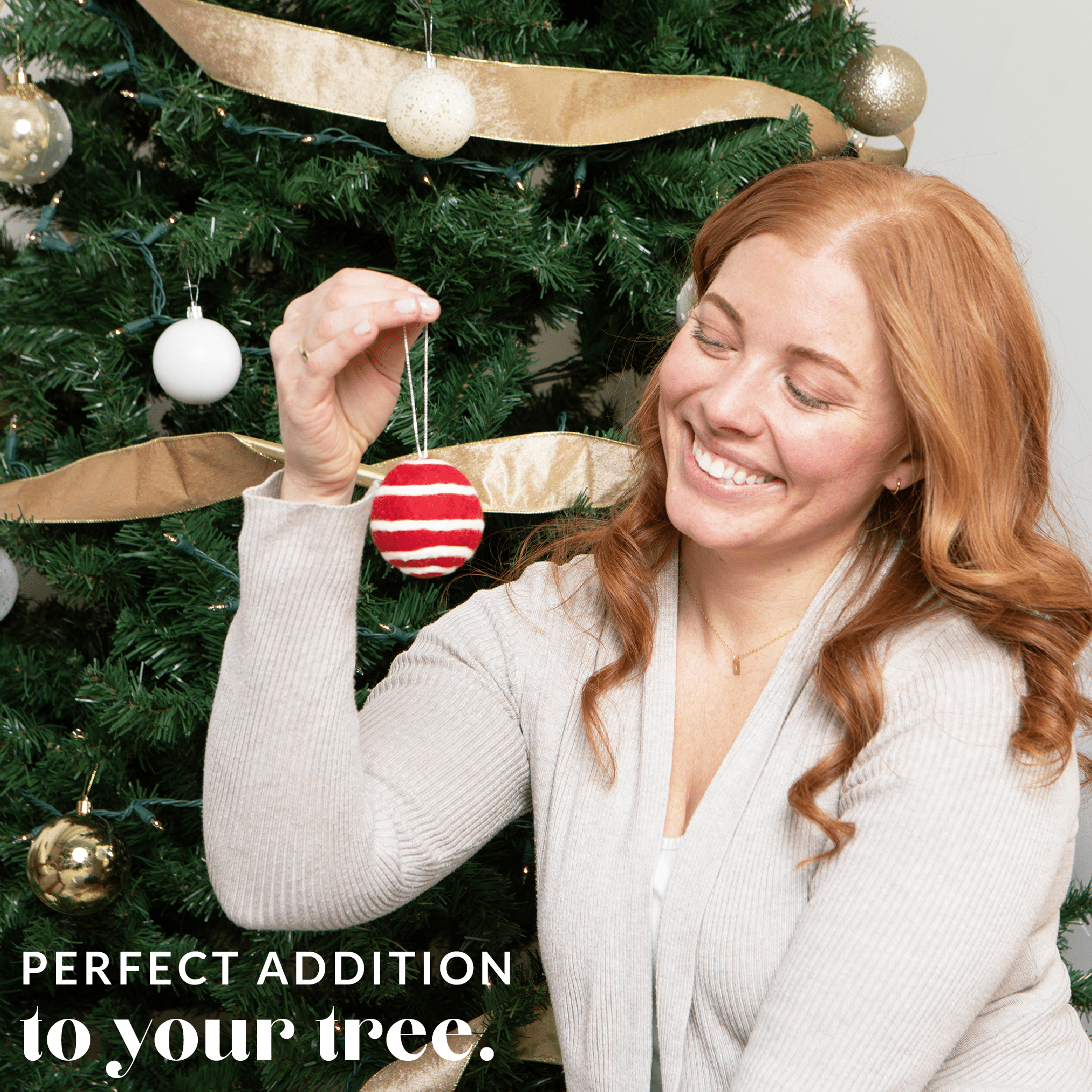 Dots and Spirals Ball Ornament Set