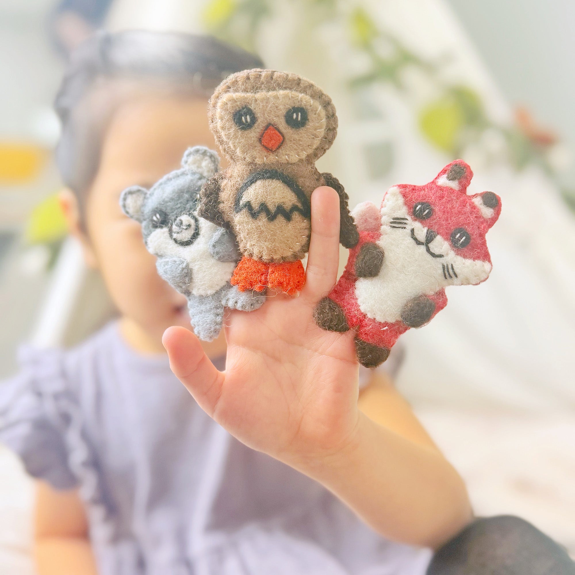 Forest Friends Finger Puppet Set
