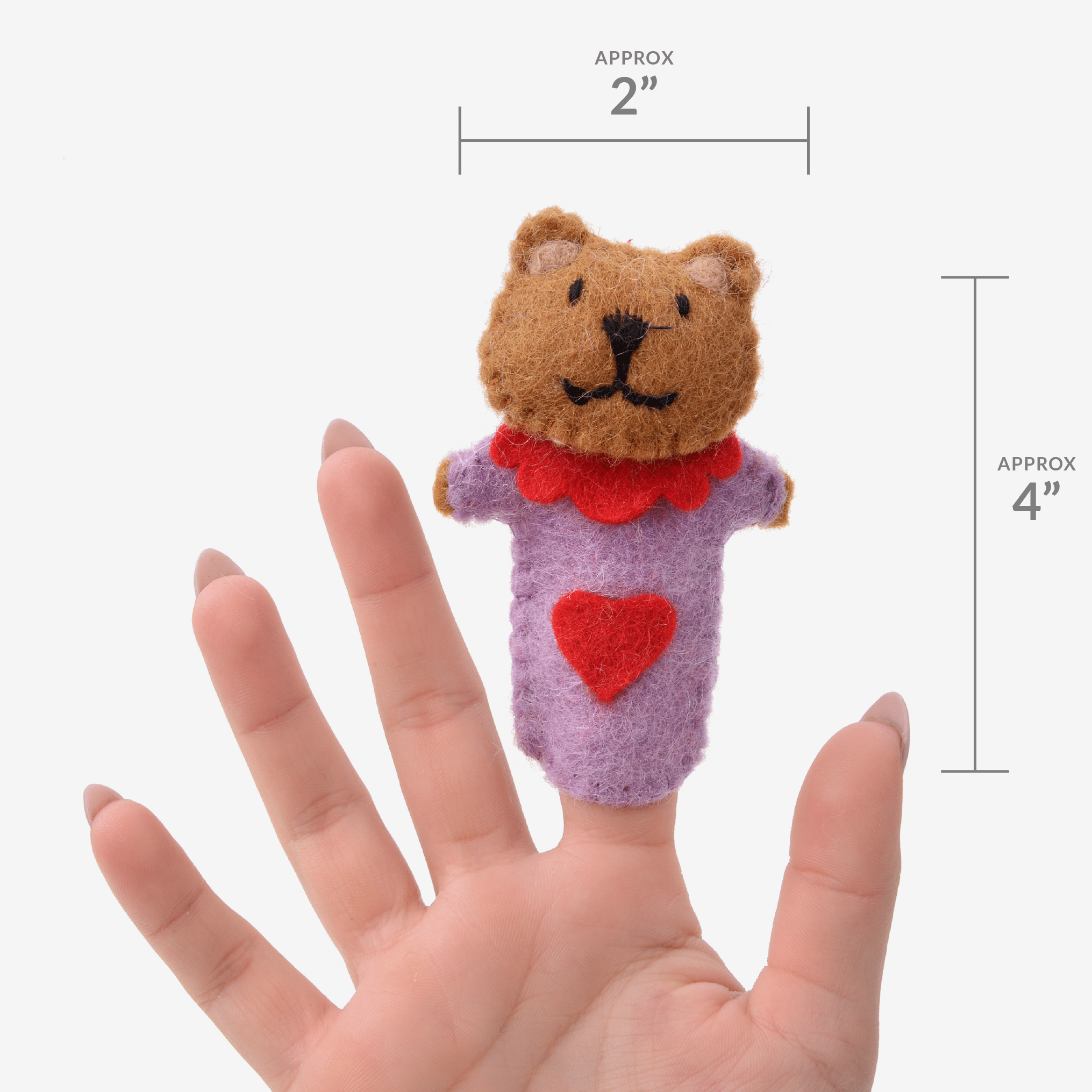 Goldilocks Finger Puppets - Three Bears Story Set Ages 3+