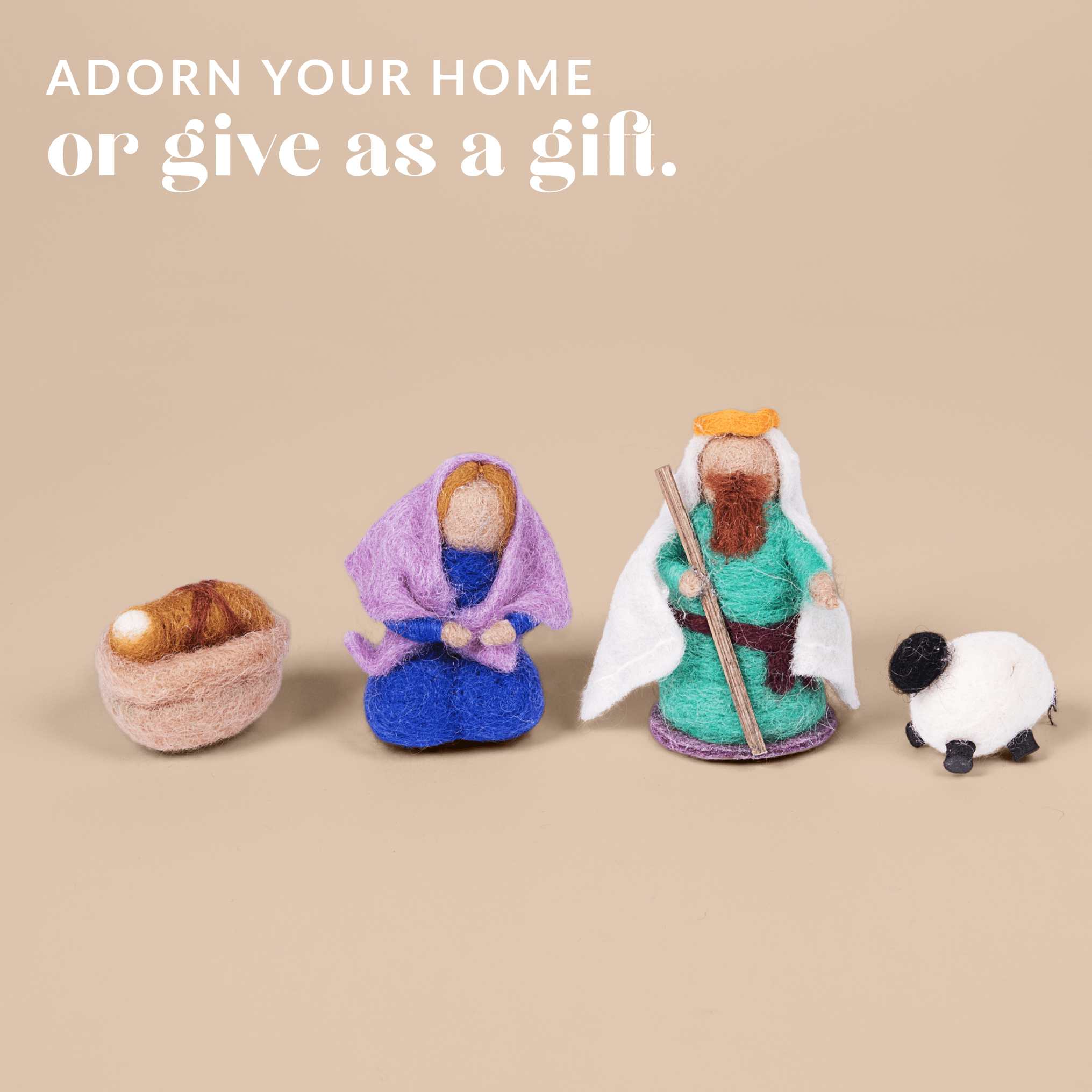Mini Holy Family Nativity Set