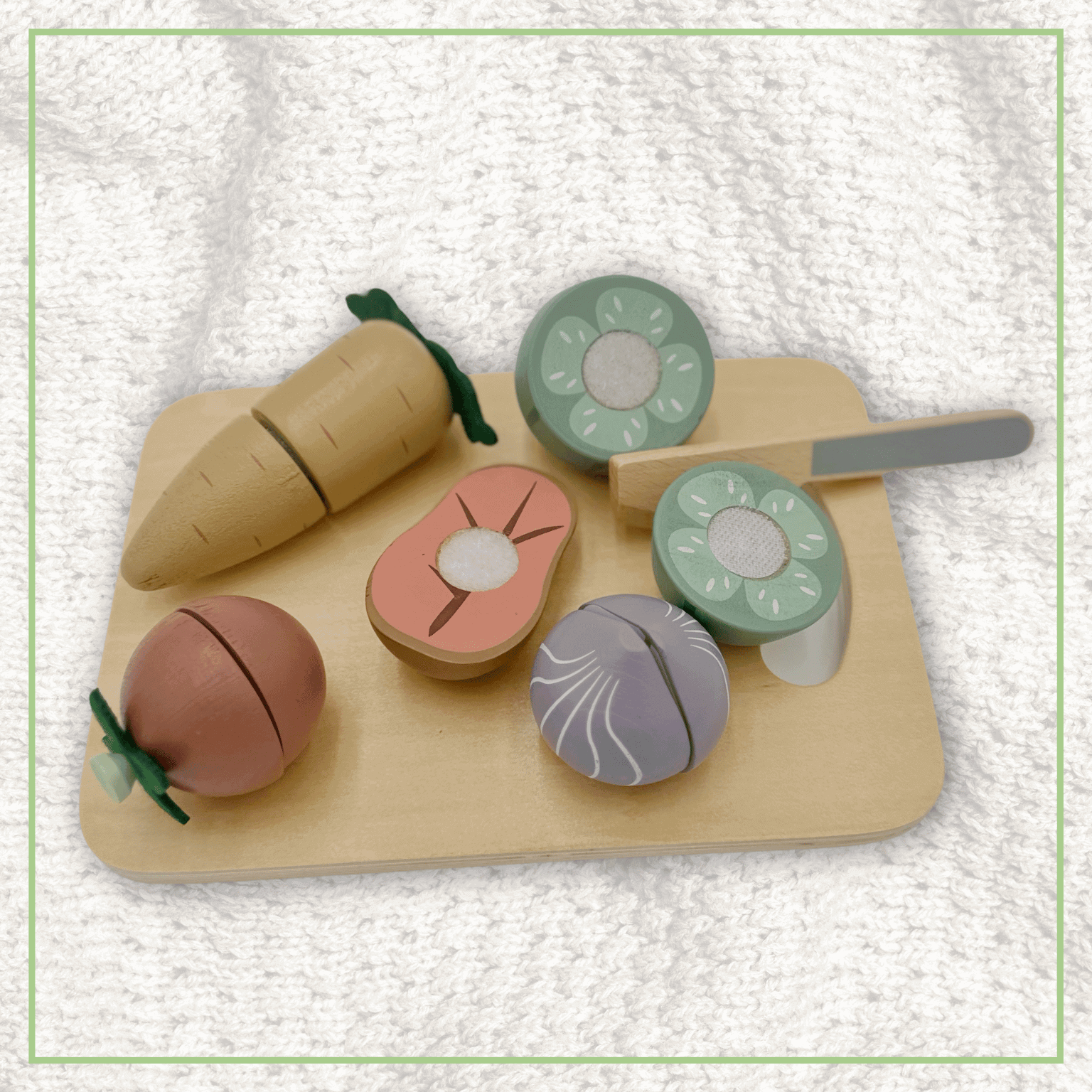 Montessori Play Vegetable Set