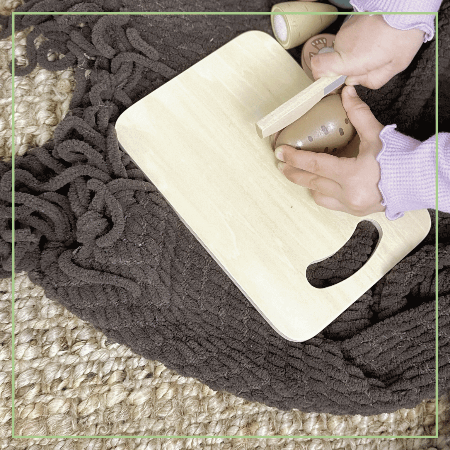 First Kitchen Play Set - Wooden Vegetable Cutting Toy Ages 2+