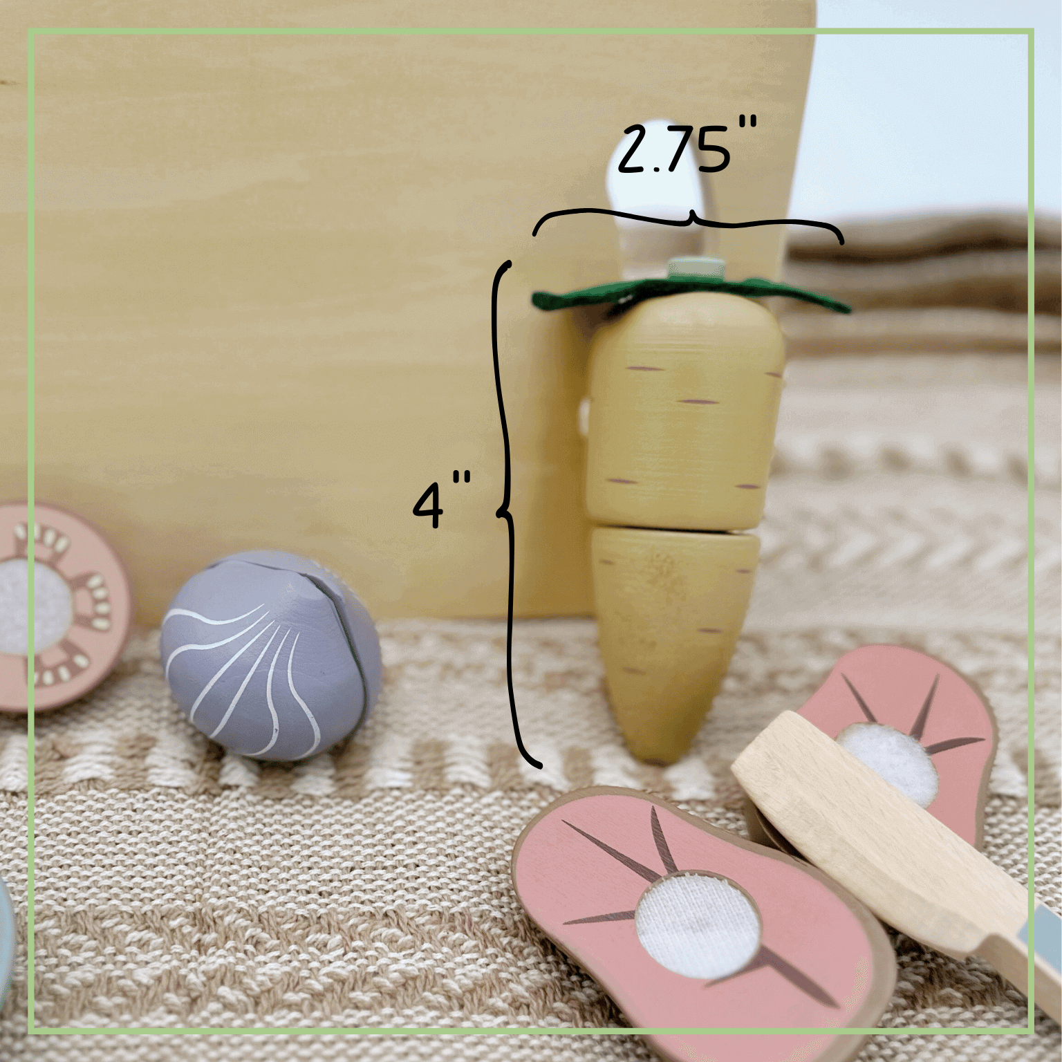 Montessori Play Vegetable Set