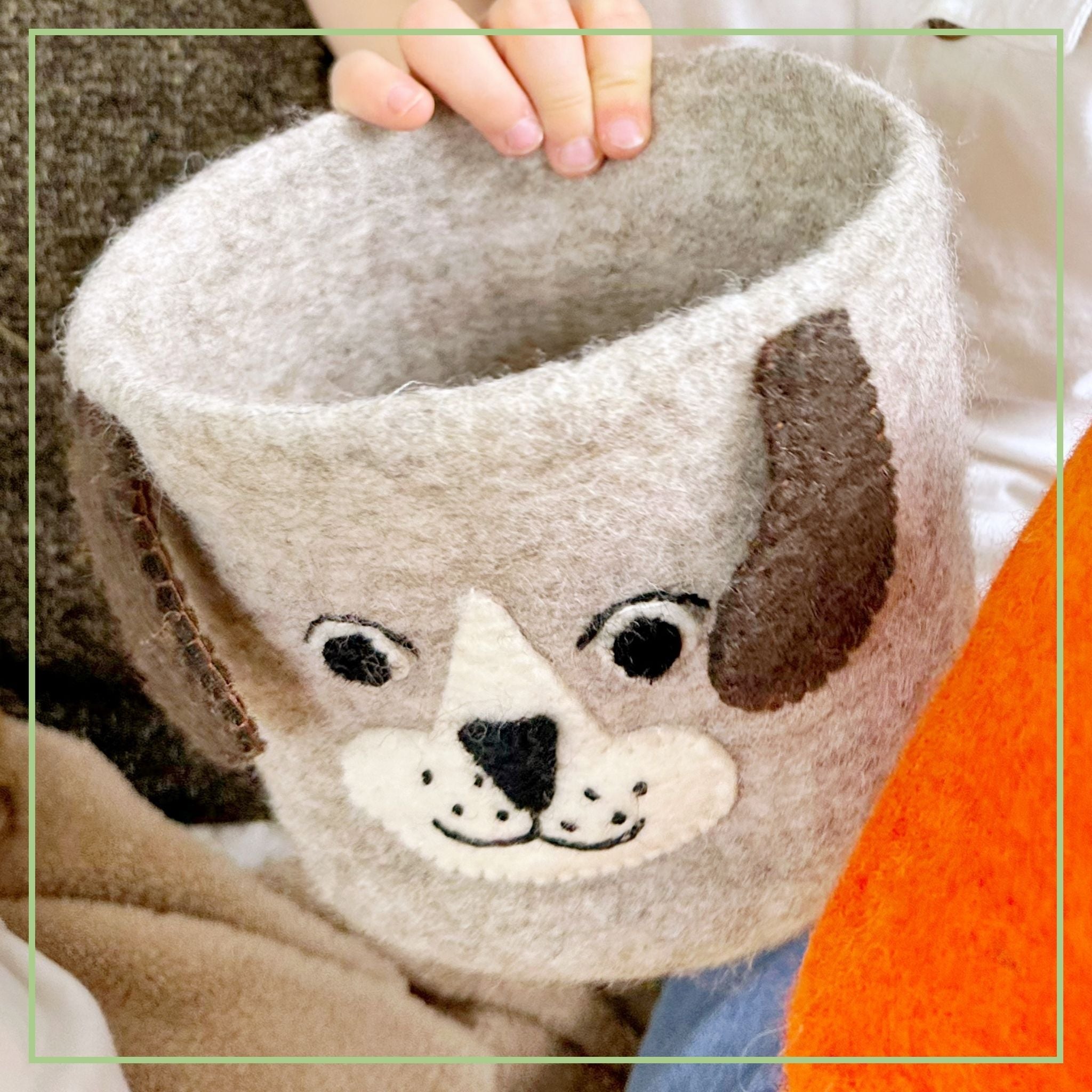 Montessori Treasure Baskets - Animal Pals Storage Set Ages 0-5+