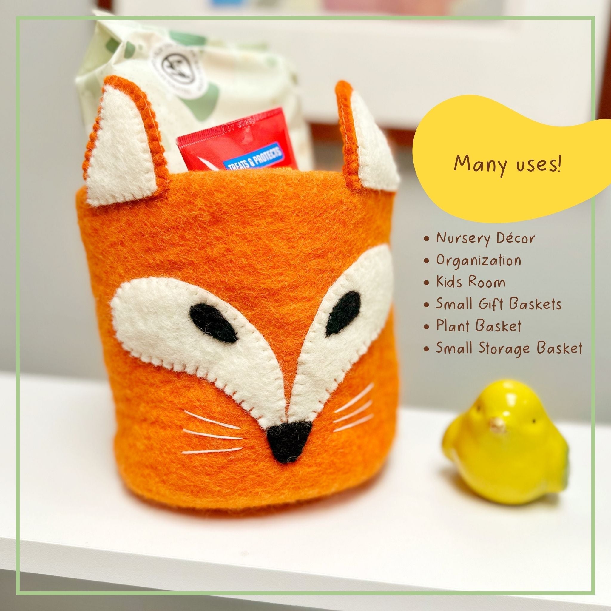 Montessori Treasure Baskets - Animal Pals Storage Set Ages 0-5+