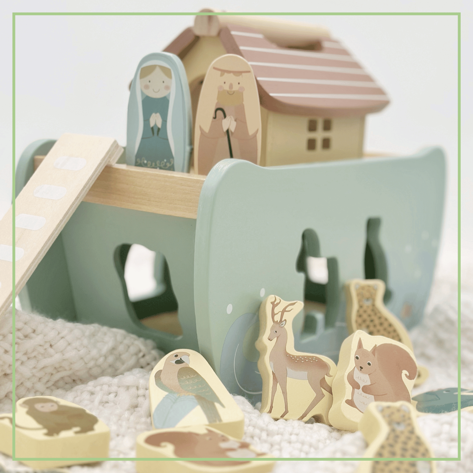 Montessori Wooden Noah's Ark