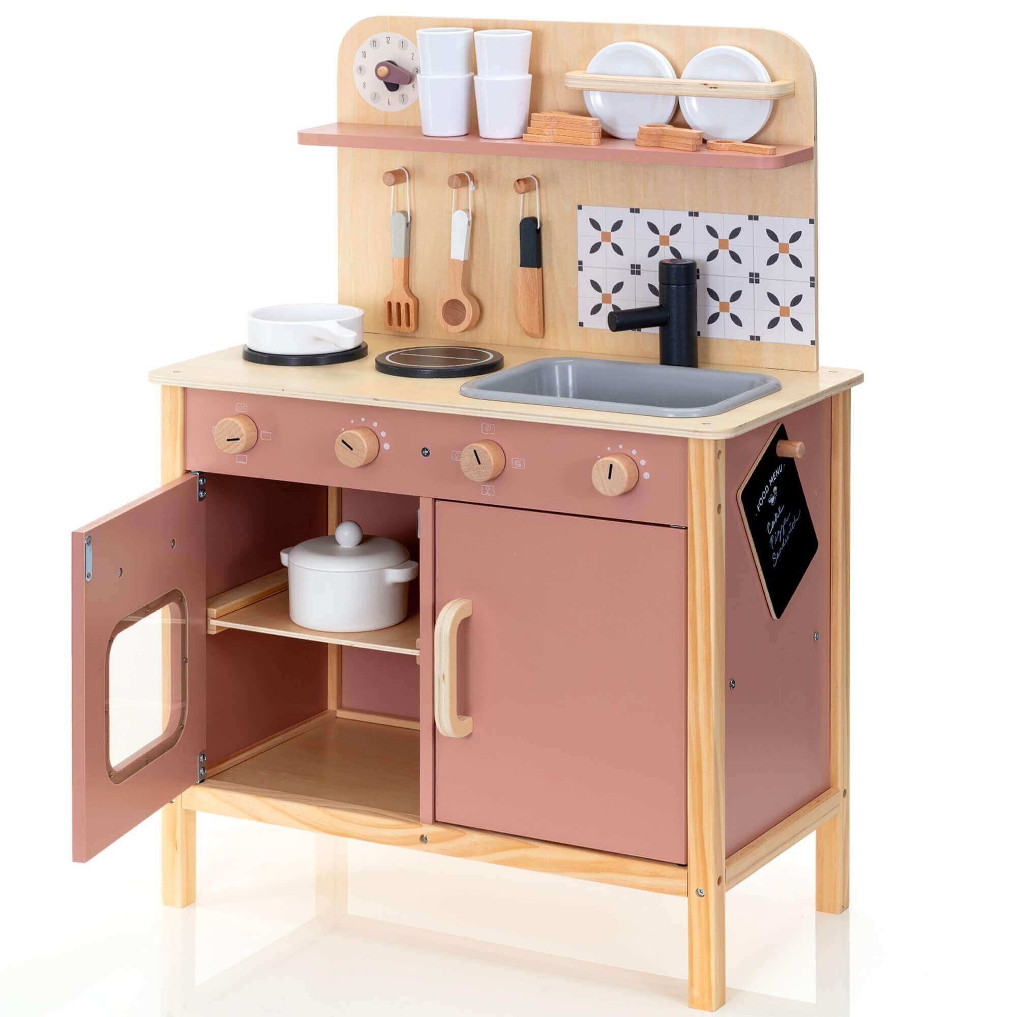 Montessori Wooden Play Kitchen