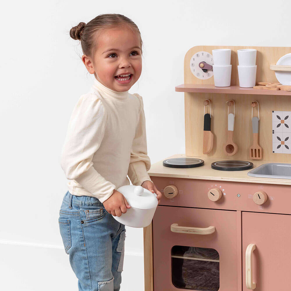 Montessori Wooden Play Kitchen