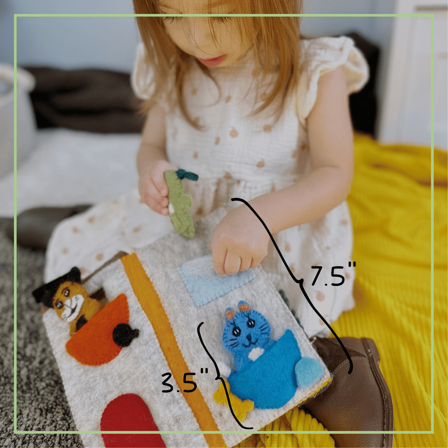 Pet Pals Finger Puppet Set - Dog, Cat & Hamster with House Ages 3+