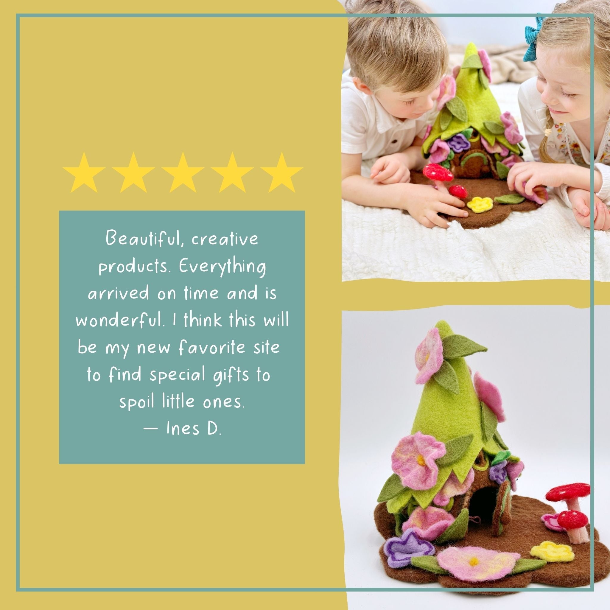Waldorf Felt Fairy House