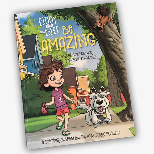 Finny and The Biff - Be Amazing - Sticker Story Book