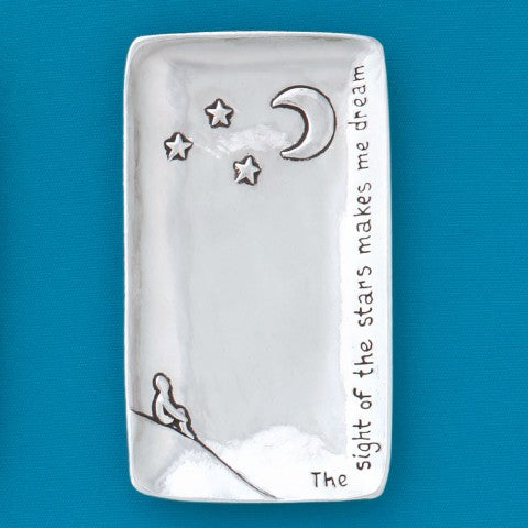 Trinket Pewter Trays with Inspirational Message (choice of 3 styles)