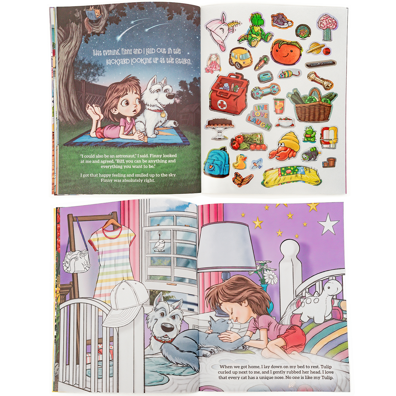 Finny and The Biff - Sticker Story Books