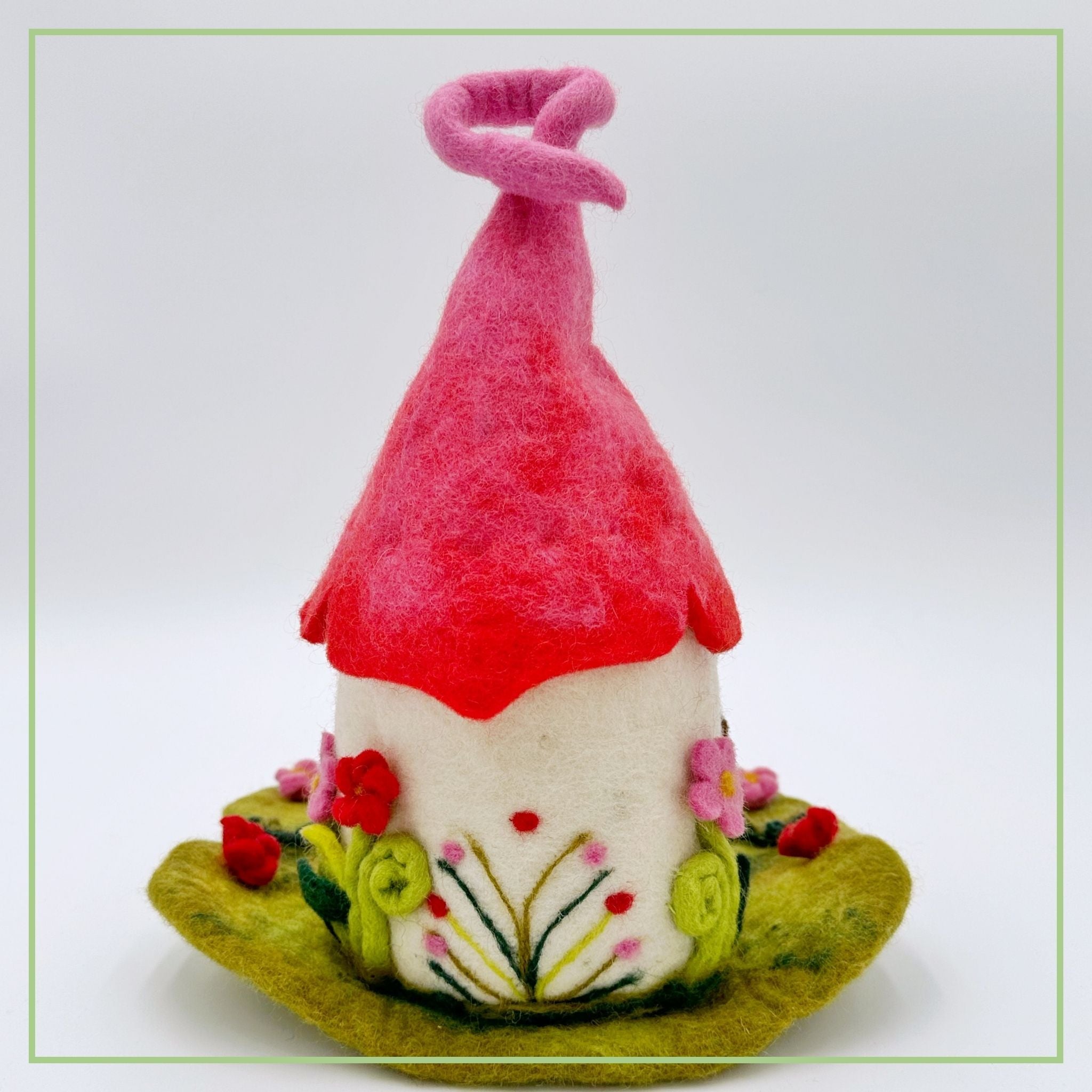 Waldorf Fairy House Toy- Red Roof