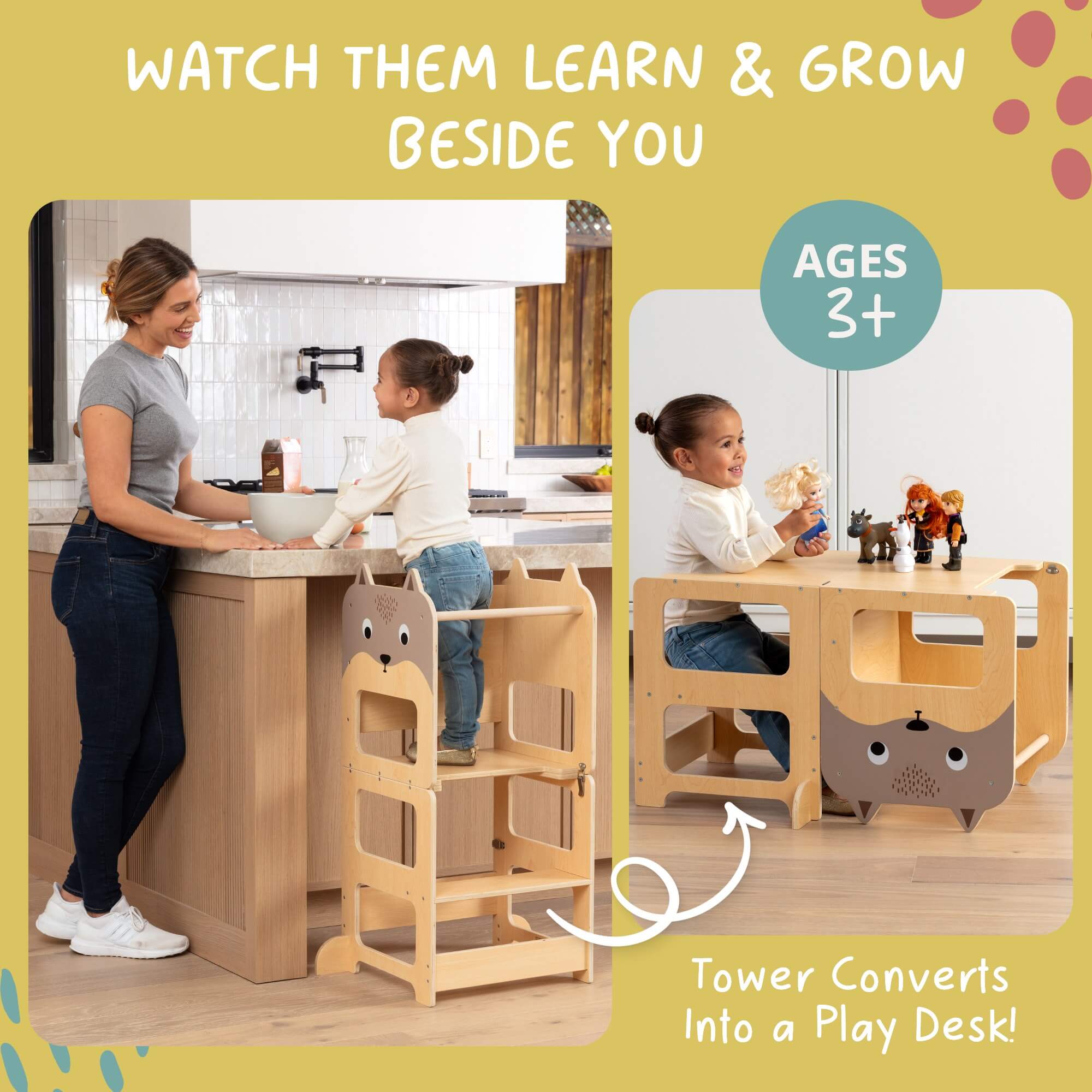 Best Toddler Tower + Toddler Desk