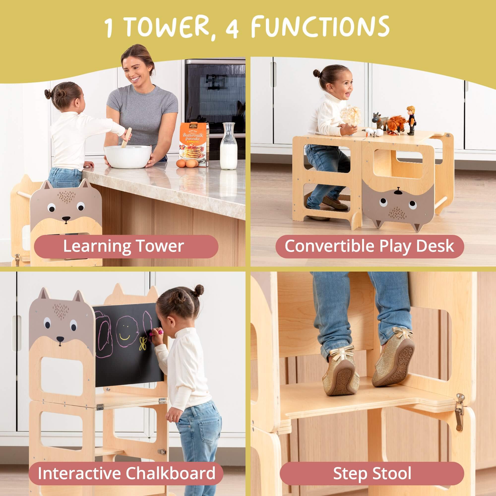 Best Toddler Tower + Toddler Desk