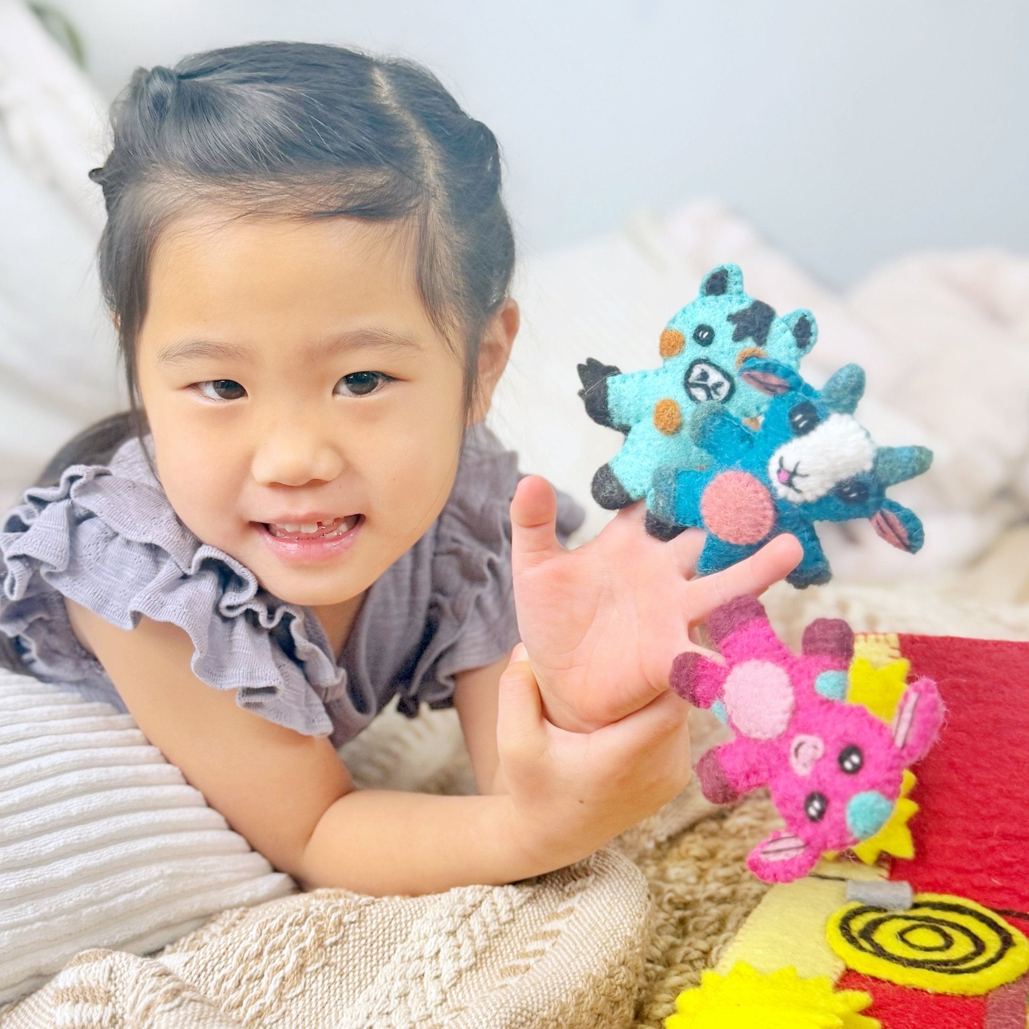 Farm Friends Finger Puppet Set