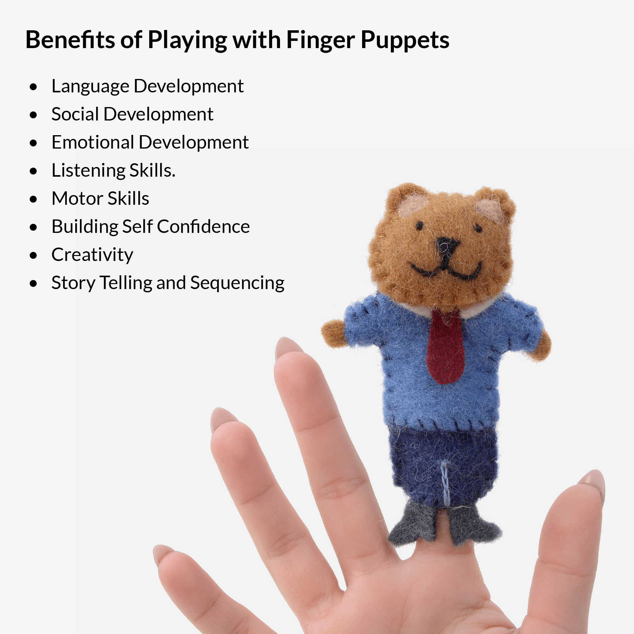 Goldilocks Finger Puppet Set