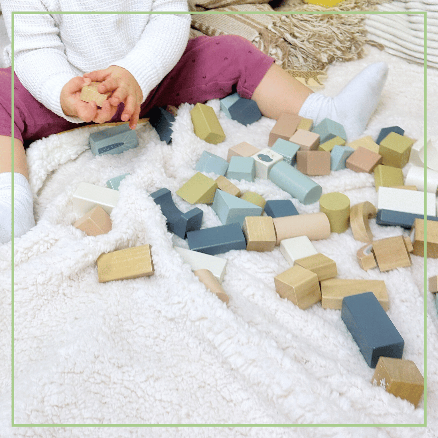Montessori Wooden Building Blocks