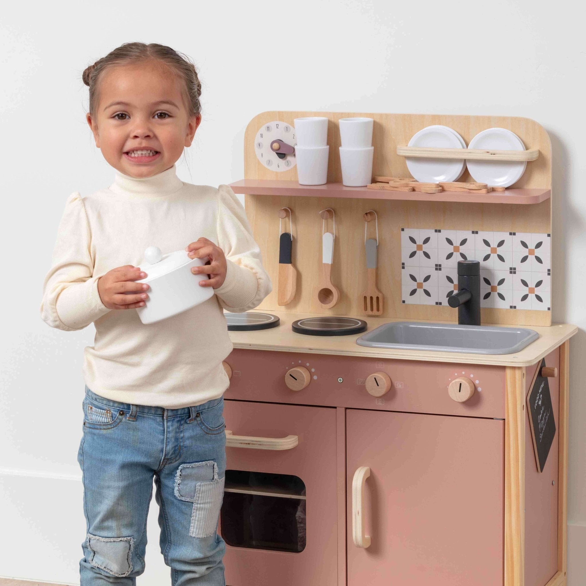 Montessori Wooden Play Kitchen