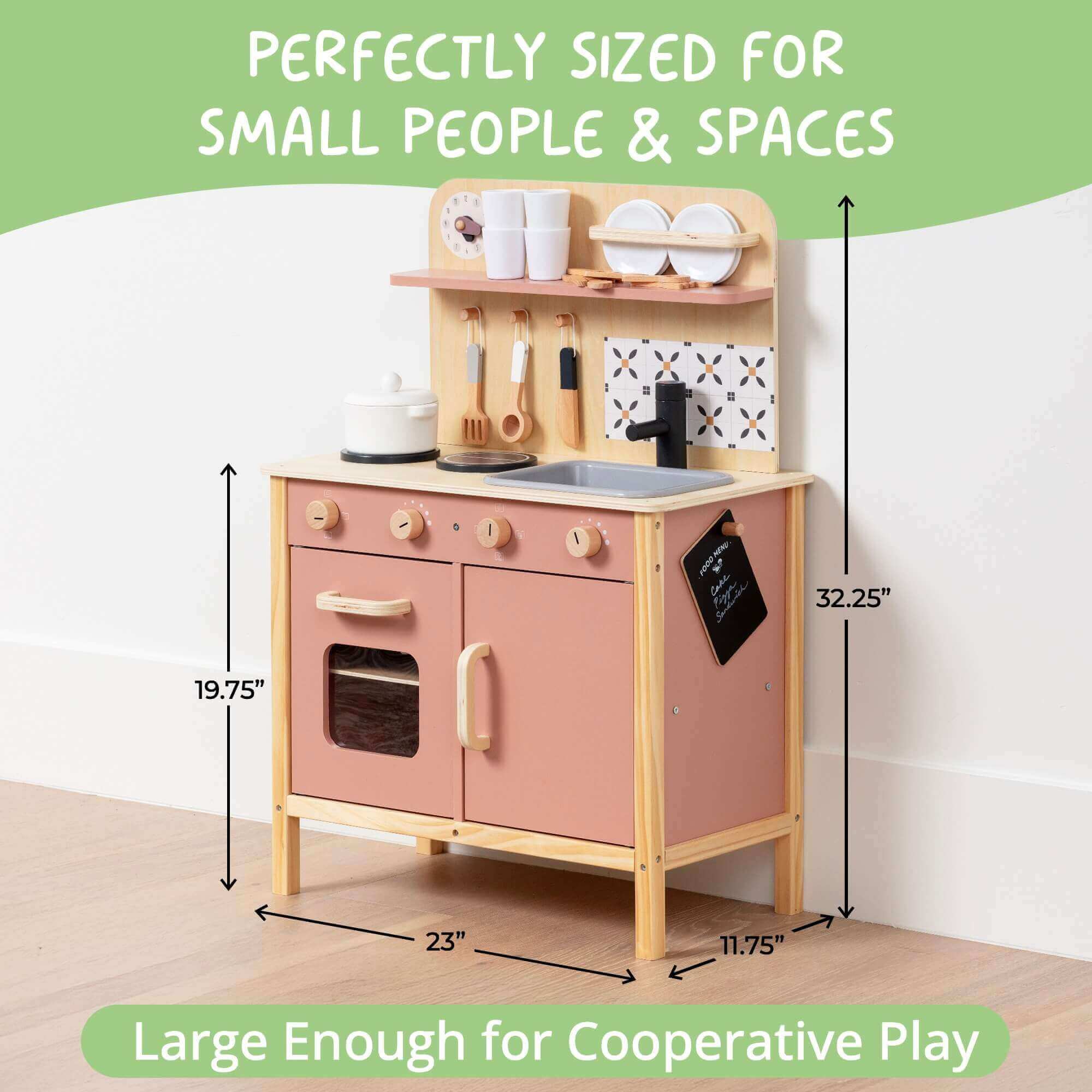 Montessori Wooden Play Kitchen