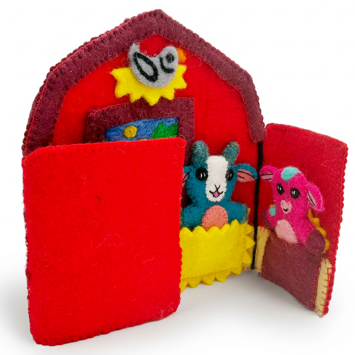 Farm Friends Heartfelts from OmaOmaOma   on a white background.
