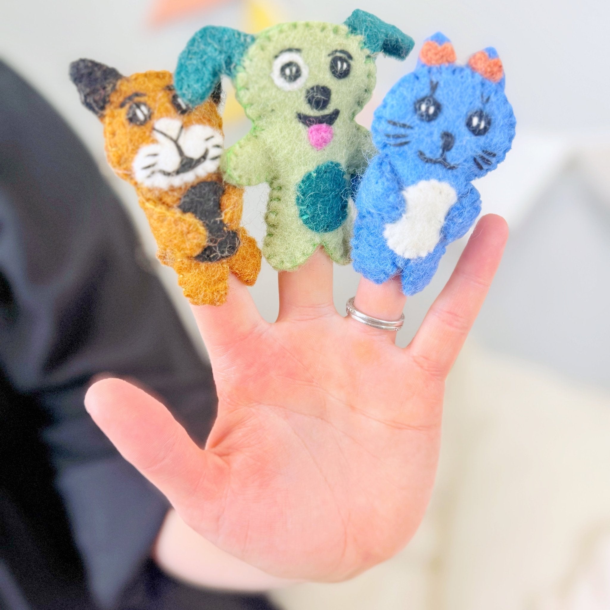 Pet Pals Finger Puppet Travel Set