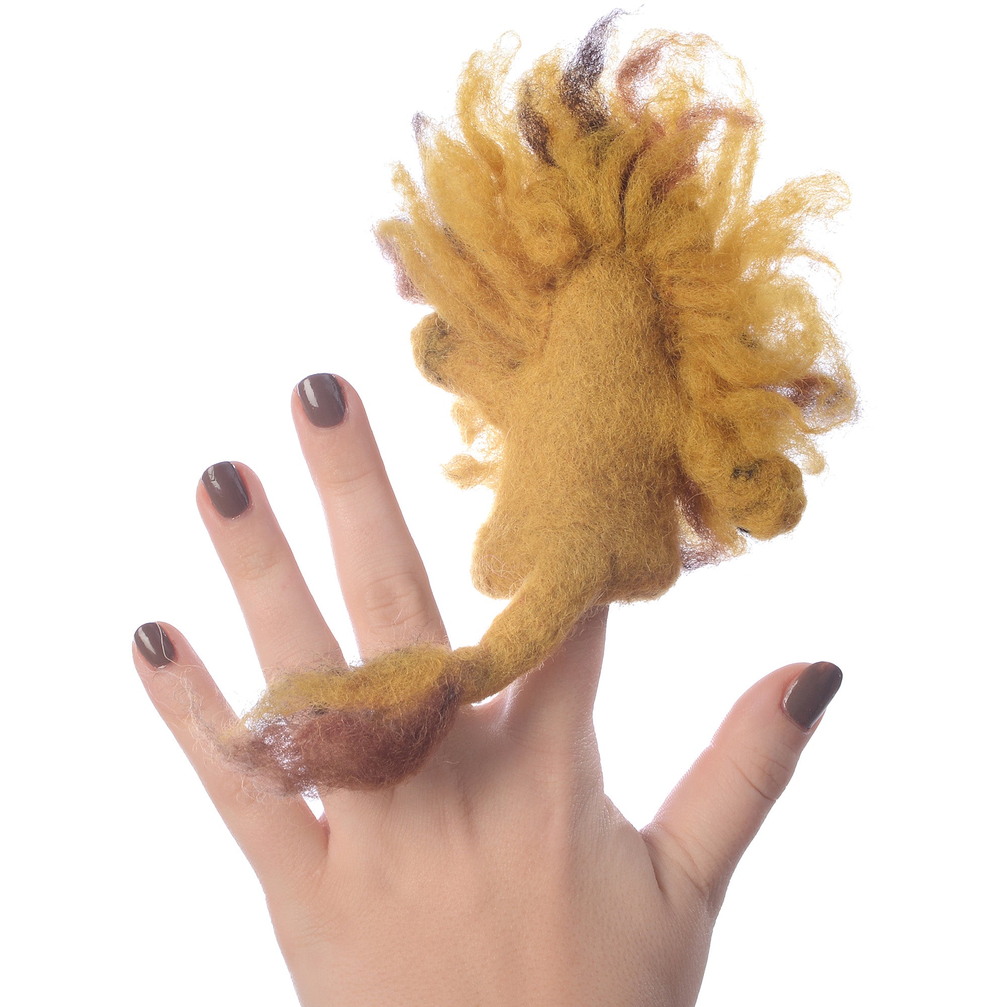 Safari Friends Finger Puppets - Lion, Giraffe, Elephant & Zebra Ages 3+