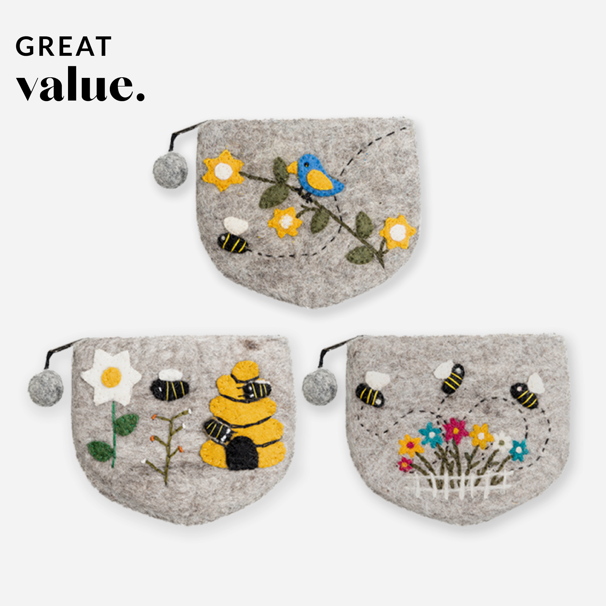 Bee Bag Trio