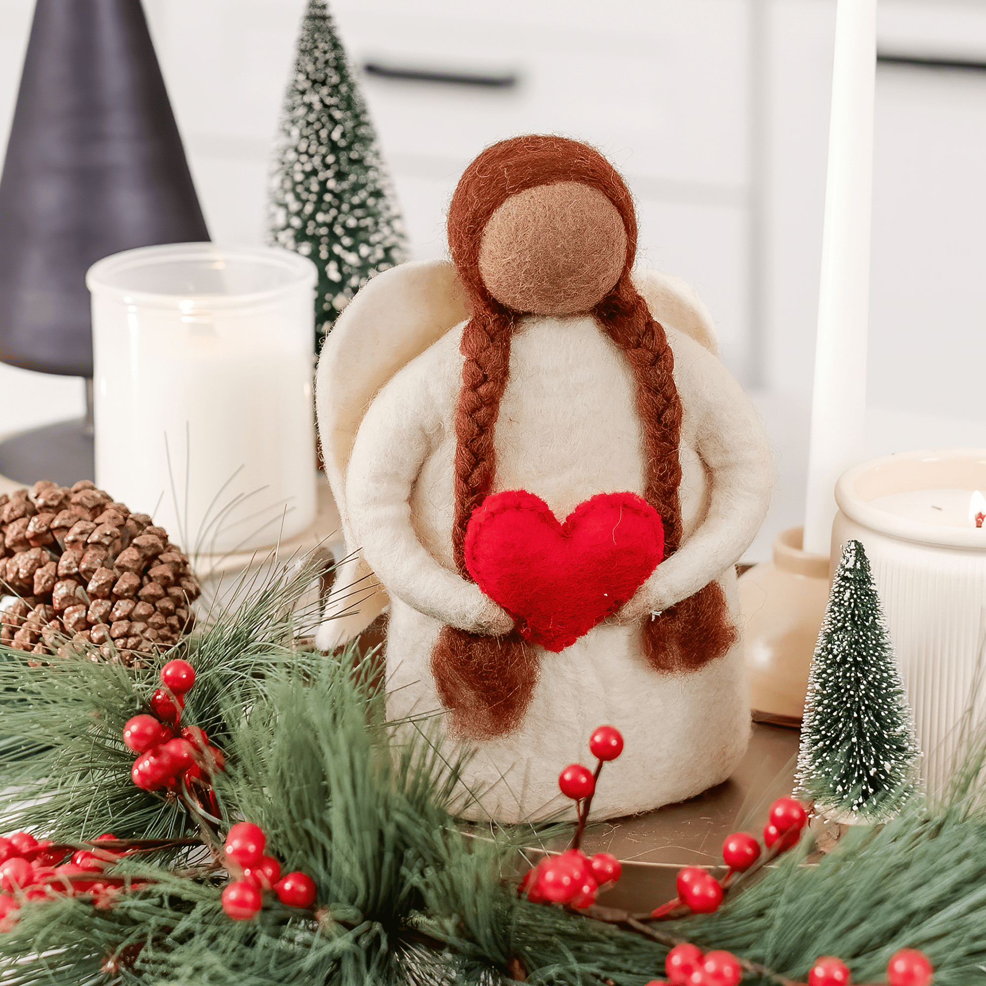 White Angel Tree Topper