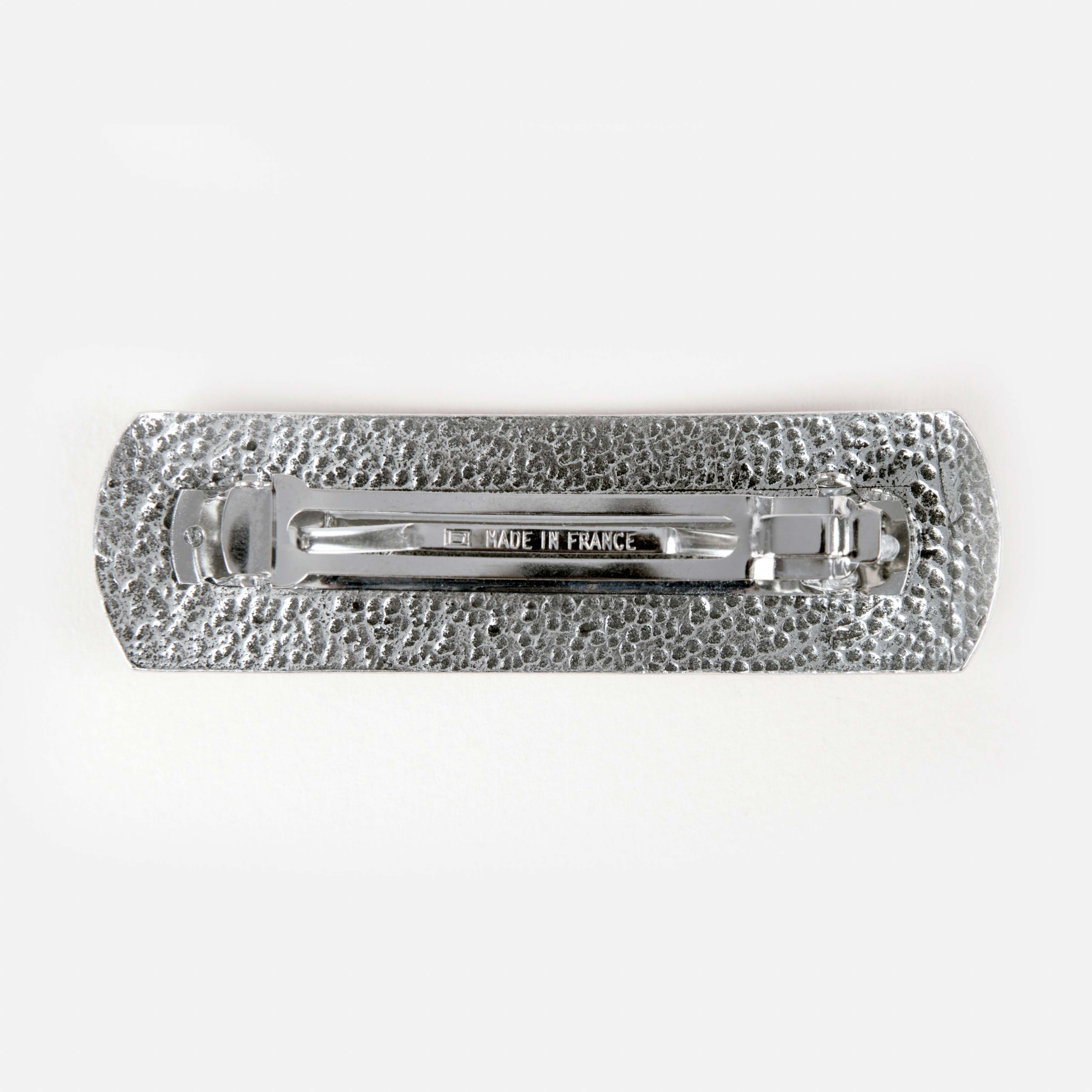Scroll Pewter Barrette