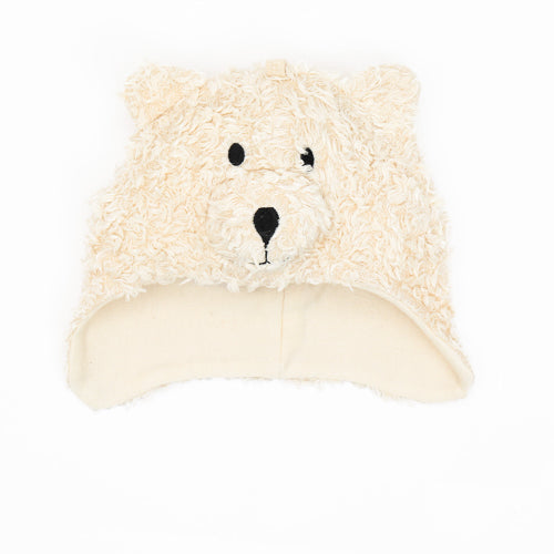 Faux Fur Bear Sherpa Ear Flap Hat