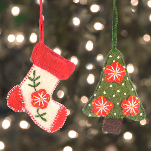 Stocking + Tree - Ornaments for Orphans