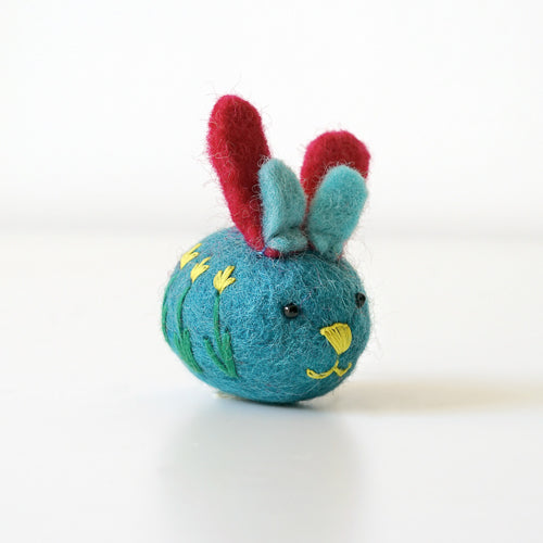 Felted Wool Easter Eggs - Bunnies