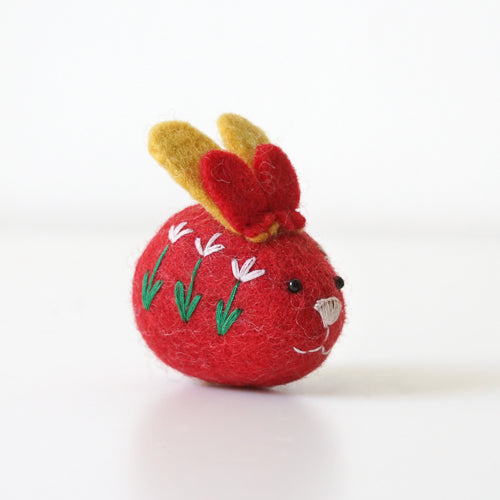 Felted Wool Easter Eggs - Bunnies